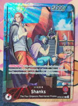 Shanks (2025 PSA Magazine Promo) OP09-001 One Piece Promotion Cards Foil - Image 1