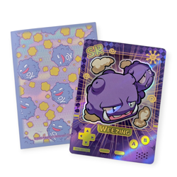 PokeBaby Novelty Pokemon Art Card (R44): Weezing PKB-151-110, Holo - Image 1