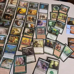 Dwynen, Gilt-Leaf Daen Custom Mono Green Complete Commander Deck PURE ELVES ELF - Image 2