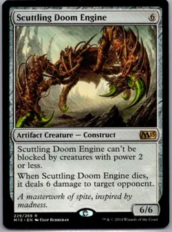 #229 Scuttling Doom Engine Magic 2015 (M15) Rare - Image 1