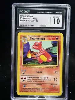Charmeleon #24 Base Set 1999 Pokemon Game CGC 10 🔥 - Image 1