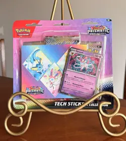 Pokemon TCG Prismatic Evolutions Tech Sticker Collection - Sylveon - New Sealed! - Image 1