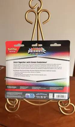 Pokemon TCG Prismatic Evolutions Tech Sticker Collection - Sylveon - New Sealed! - Image 2