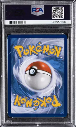 2016 POKEMON XY BREAKPOINT POKEMON LEAGUE #3 MEGANIUM-REVERSE FOIL PSA 7 - Image 2