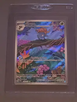 Pokemon Gloom 198/197 Obsidian Flames Illustration Rare Full Art Card NM - Image 2