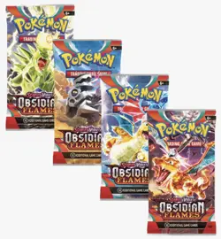 10x Pokemon Obsidian Flames Booster Pack New Factory Sealed Scarlet & Violet TCG - Image 2