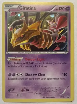 Giratina XY184 2016 Black Star Promo Holo Rare Pokemon Card LP NM - Image 1