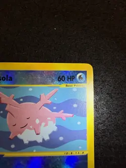 Pokemon Corsola Reverse Holo102/165 from Expedition in DMG condition ! - Image 4