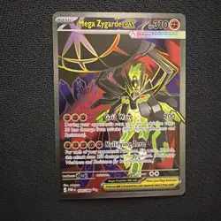 Mega Zygarde ex 104/088 - Full Art Ultra Rare - Pokemon TCG: Perfect Order - NM - Image 1