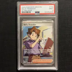PSA 9 Pokemon TCG Bill's Transfer Scarlet & Violet - 151 194/165 Holo Ultra Rare - Image 1
