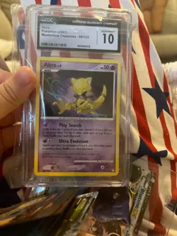 2007 Pokemon Diamond & Pearl Mysterious Treasures Abra #69/123 - Image 1