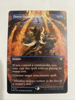 Fierce Guardianship (Borderless) Commander Masters Regular Near Mint - Image 1