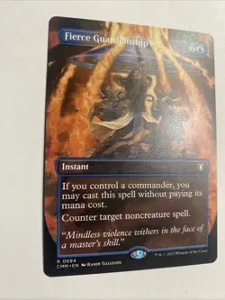 Fierce Guardianship (Borderless) Commander Masters Regular Near Mint - Image 2