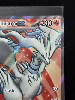 Pokemon Reshiram ex 158/086 Scarlet & Violet White Flare Full Art Holo Near Mint - Image 4