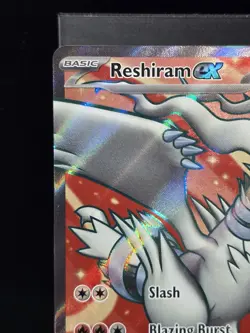 Pokemon Reshiram ex 158/086 Scarlet & Violet White Flare Full Art Holo Near Mint - Image 5