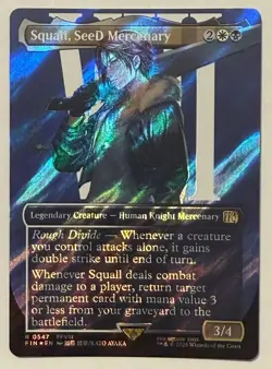 Squall, SeeD Mercenary Borderless Surge Foil - Final Fantasy MTG - Image 1