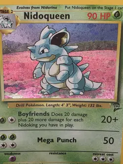 Pokemon Base Set 2 Nidoqueen 12/130 Holo Rare NM - Image 2
