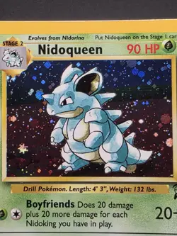 Pokemon Base Set 2 Nidoqueen 12/130 Holo Rare NM - Image 3