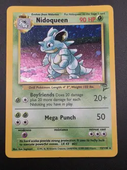 Pokemon Base Set 2 Nidoqueen 12/130 Holo Rare NM - Image 5