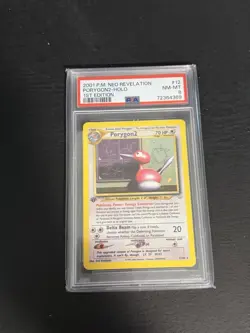Pokemon Porygon2 Neo Revelation 1st Edition Holo Rare PSA 8 12/64 2001 - Image 1