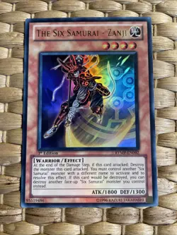 2 x The Six Samurai - Zanji RYMP-EN092 Ultra Rare 1st Edition LP Yugioh - Image 4