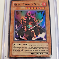 YUGIOH TCG GREAT SHOGUN SHIEN ULTRA RARE STON-EN013 - Image 1