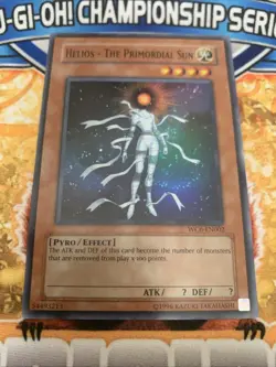 Yugioh Helios - The Primordial Sun WC6-EN002 NM - Image 1
