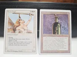 Lot of Serra Angel and Bottle of Suleman 1990s MTG Vintage Magic Cards - Image 1