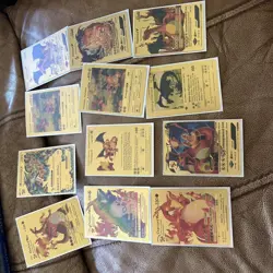 Charizard Gold Foil Card Set (12 Total) - Image 1