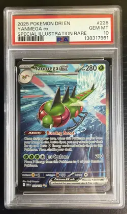 PSA 10 Yanmega EX Special Illustration Rare Destined Rivals Pokemon Card B - Image 1