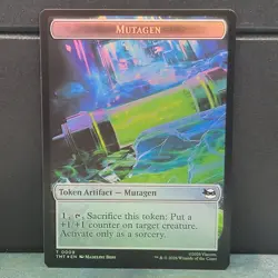 Mutagen 0009 Robot 0010 FOIL Token TMNT Teenage Mutant Ninja Turtles MTG Card - Image 2