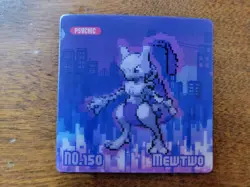 Pokemon Eif Origin Lenticular Mewtwo Card - Image 1