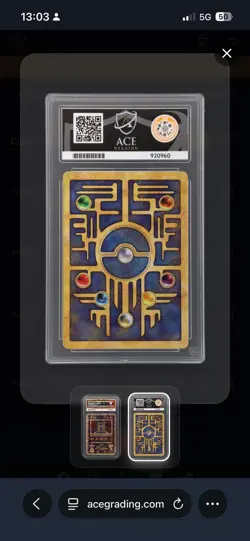 Ancient Mew 2000 Pokemon Movie Promo Cosmos Holo ACE 9 Graded Card - Image 2