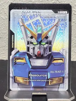 Steel Requiem NT-1 R-020 C+ FOIL - GD03 English TCG Gundam Resource Card - Image 1