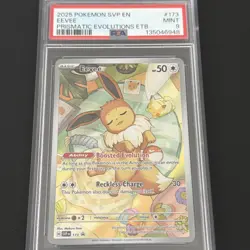 Pokemon Cards - PSA 9 Eevee 173 - Prismatic ETB Black Star Promo - MINT - PSA9 - Image 1