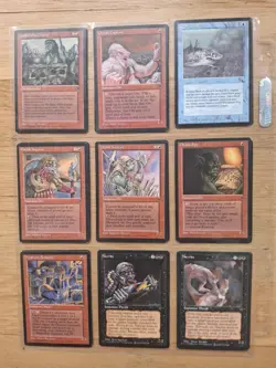 Lot of 1990s MTG 'Home Lands' Vintage Magic Cards - Image 3