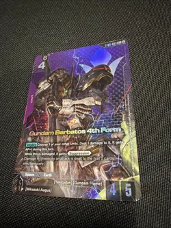 Gundam Barbatos 4th Form (LR+) - Starter Deck 05: Iron Bloom (ST05) GUNDAM CARD - Image 1