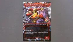 TMNT Raphael the Nightwatcher (R #213) Borderless Magic The Gathering NM - Image 1