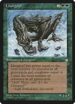 1x Lhurgoyf - LP - Ice Age - SPARROW MAGIC mtg - Image 1
