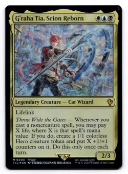 G'raha Tia, Scion Reborn NM Commander: Final Fantasy 0003 MTG Foil - Image 1