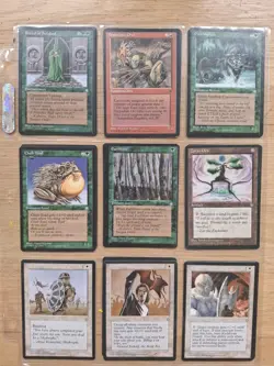 Lot of 1990s MTG 'Fallen Empires' Vintage Magic Cards - Image 3