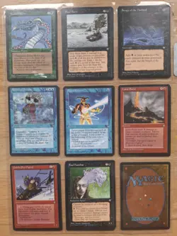 Lot of 1990s MTG 'Fallen Empires' Vintage Magic Cards - Image 4