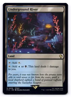 Underground River NM Commander: Final Fantasy 0439 MTG Regular - Image 1