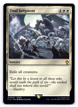 Final Judgment NM Commander: Final Fantasy 0243 MTG Regular - Image 1