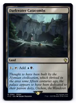 Darkwater Catacombs NM Commander: Final Fantasy 0384 MTG Regular - Image 1