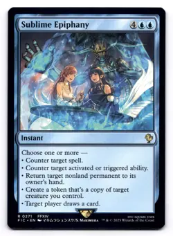Sublime Epiphany NM Commander: Final Fantasy 0271 MTG Regular - Image 1