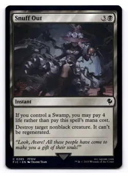Snuff Out NM Commander: Final Fantasy 0285 MTG Regular - Image 1