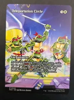 Teleportation Circle (Borderless) Teenage Mutant Ninja Turtles MTG Regular NM - Image 1