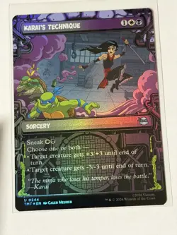 Karai's Technique Borderless Teenage Mutant Ninja Turtles Foil 244 - Image 1