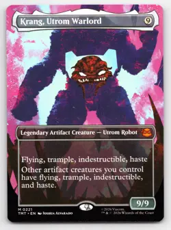 MTG Krang Utrom Warlord Borderless Normal M Teenage Mutant Ninja Turtles TMT 221 - Image 1